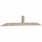 Ekena Millwork Portland Smooth Timber Gable Bracket, Douglas Fir, 72"W x 12"H x 1 1/2"D x 3 1/2"F, 4/12 Pitch GBW072X12X0204POR00SDF - alternate 3